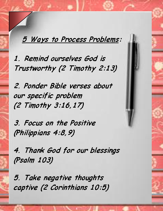 bible passages about problem solving